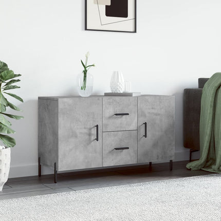 Skänk betonggrå 100x36x60 cm konstruerat trä