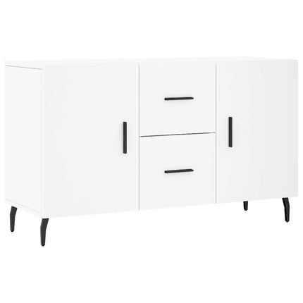Skänk vit 100x36x60 cm konstruerat trä