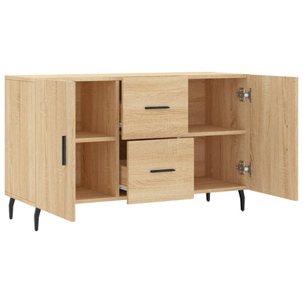 Skänk sonoma-ek 100x36x60 cm konstruerat trä