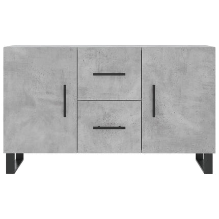 Skänk betonggrå 100x36x60 cm konstruerat trä