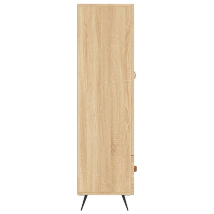 Högskåp sonoma-ek 69,5x31x115 cm konstruerat trä