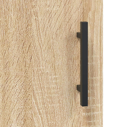 Högskåp sonoma-ek 69,5x31x115 cm konstruerat trä