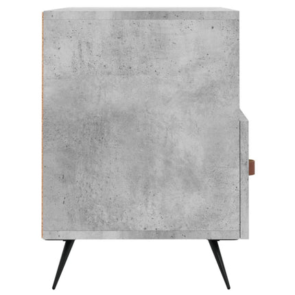 Tv-bänk betonggrå 80x36x50 cm konstruerat trä