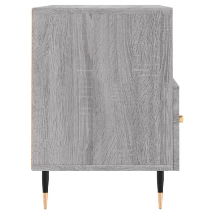 Tv-bänk grå sonoma 80x36x50 cm konstruerat trä