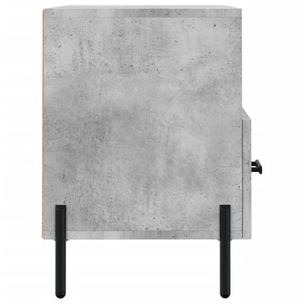 Tv-bänk betonggrå 80x36x50 cm konstruerat trä