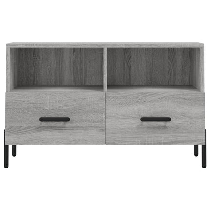 Tv-bänk grå sonoma 80x36x50 cm konstruerat trä