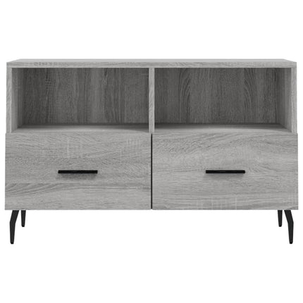 Tv-bänk grå sonoma 80x36x50 cm konstruerat trä