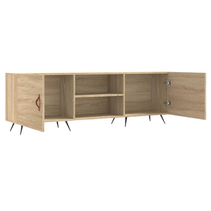 Tv-bänk sonoma ek 150x30x50 cm konstruerat trä