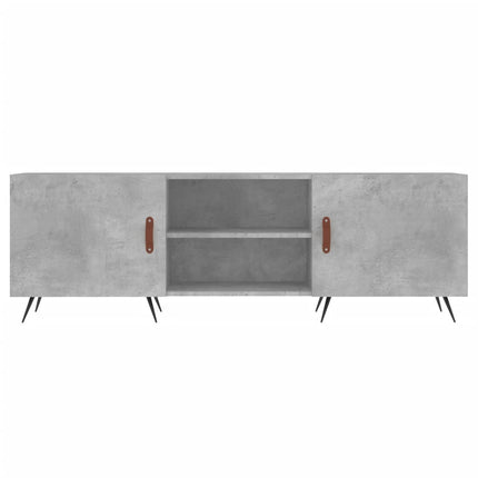 Tv-bänk betonggrå 150x30x50 cm konstruerat trä