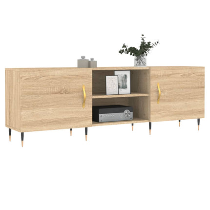 Tv-bänk sonoma ek 150x30x50 cm konstruerat trä