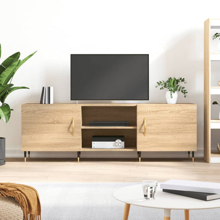 Tv-bänk sonoma ek 150x30x50 cm konstruerat trä