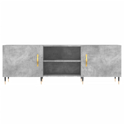 Tv-bänk betonggrå 150x30x50 cm konstruerat trä