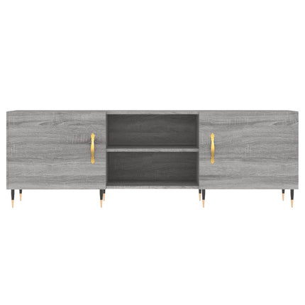 Tv-bänk grå sonoma 150x30x50 cm konstruerat trä