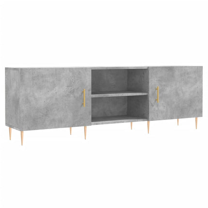 Tv-bänk betonggrå 150x30x50 cm konstruerat trä
