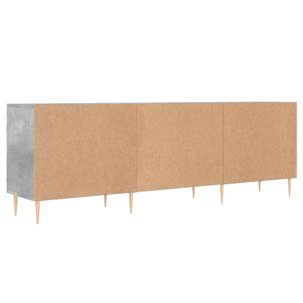 Tv-bänk betonggrå 150x30x50 cm konstruerat trä