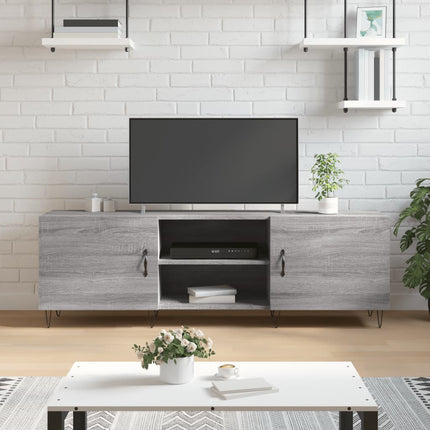 Tv-bänk grå sonoma 150x30x50 cm konstruerat trä