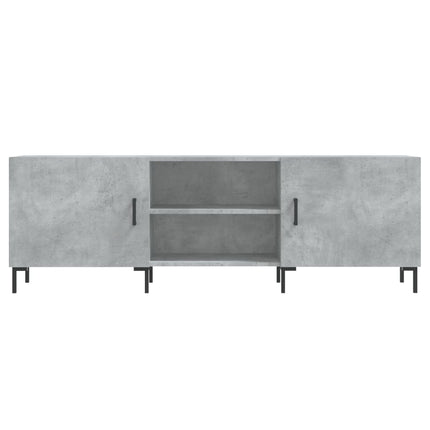 Tv-bänk betonggrå 150x30x50 cm konstruerat trä