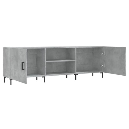Tv-bänk betonggrå 150x30x50 cm konstruerat trä