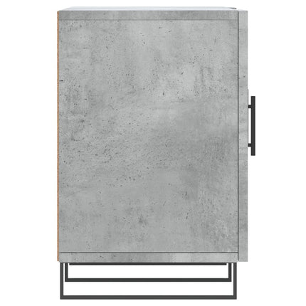 Tv-bänk betonggrå 150x30x50 cm konstruerat trä