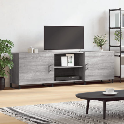 Tv-bänk grå sonoma 150x30x50 cm konstruerat trä