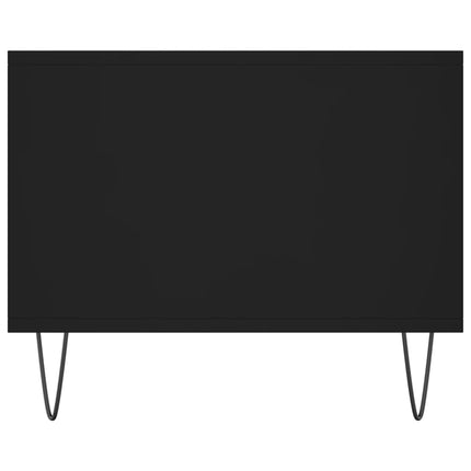 Soffbord svart 102x50x40 cm konstruerat trä
