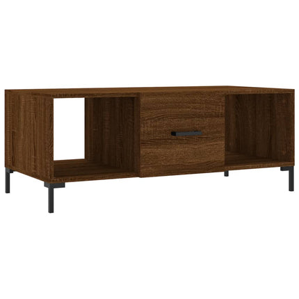 Soffbord brun ek 102x50x40 cm konstruerat trä