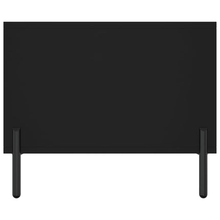Soffbord svart 102x50x40 cm konstruerat trä