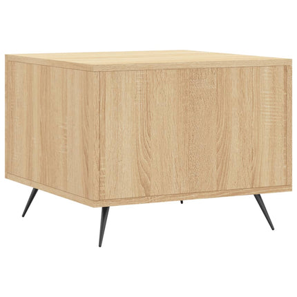 Soffbord sonoma-ek 50x50x40 cm konstruerat trä