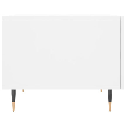 Soffbord svart 50x50x40 cm konstruerat trä