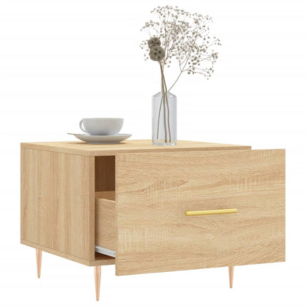 Soffbord sonoma-ek 50x50x40 cm konstruerat trä