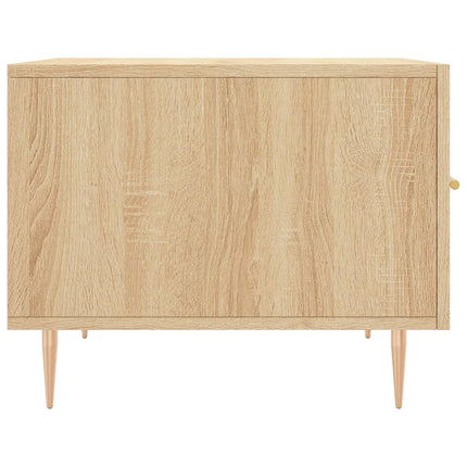 Soffbord sonoma-ek 50x50x40 cm konstruerat trä