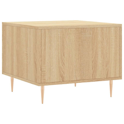 Soffbord sonoma-ek 50x50x40 cm konstruerat trä