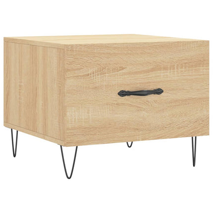 Soffbord sonoma-ek 50x50x40 cm konstruerat trä