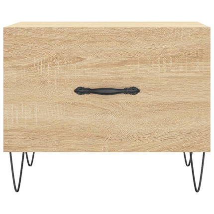 Soffbord sonoma-ek 50x50x40 cm konstruerat trä