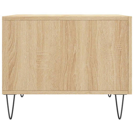Soffbord sonoma-ek 50x50x40 cm konstruerat trä
