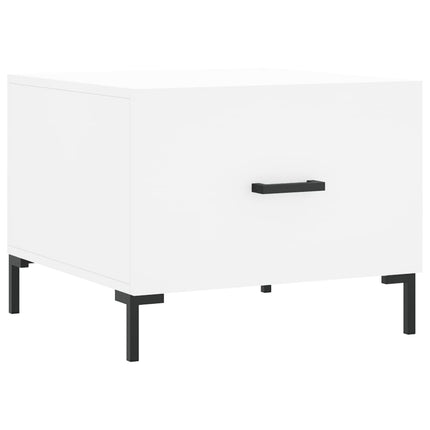 Soffbord svart 50x50x40 cm konstruerat trä