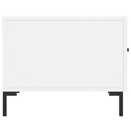 Soffbord svart 50x50x40 cm konstruerat trä