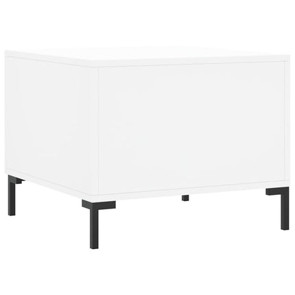 Soffbord svart 50x50x40 cm konstruerat trä