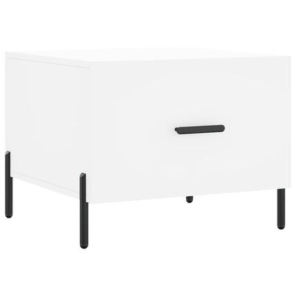 Soffbord svart 50x50x40 cm konstruerat trä