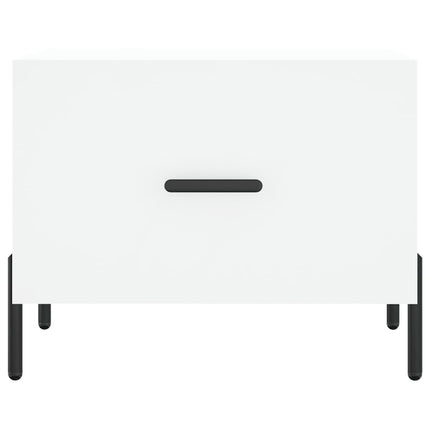 Soffbord svart 50x50x40 cm konstruerat trä
