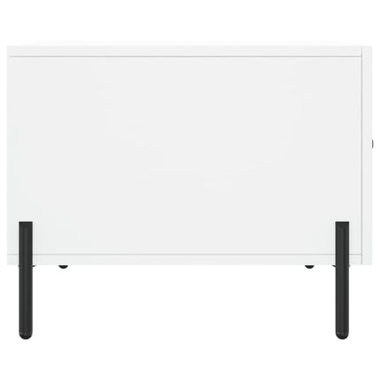 Soffbord svart 50x50x40 cm konstruerat trä