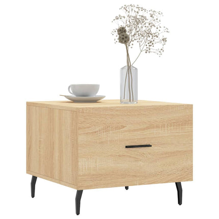 Soffbord sonoma-ek 50x50x40 cm konstruerat trä