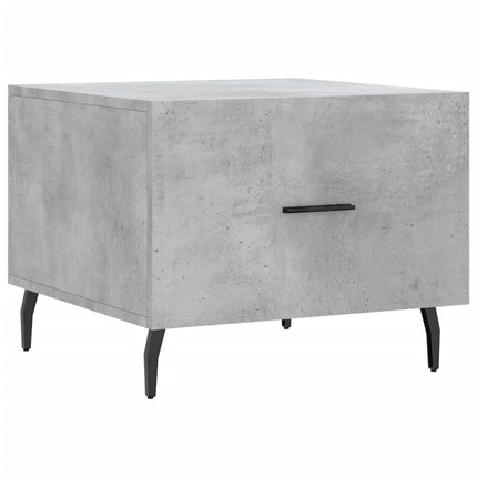 Soffbord betonggrå 50x50x40 cm konstruerat trä