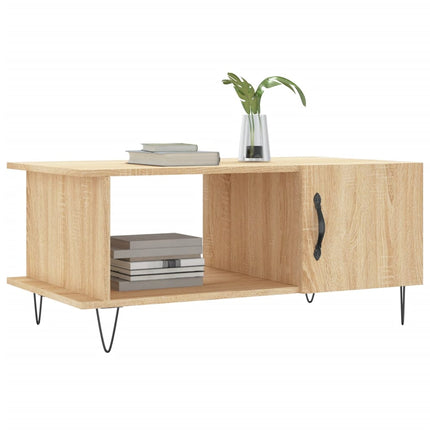 Soffbord sonoma-ek 90x50x40 cm konstruerat trä