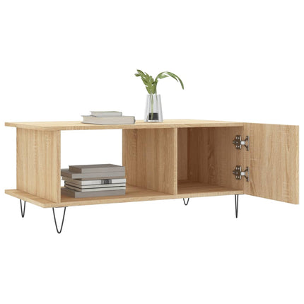 Soffbord sonoma-ek 90x50x40 cm konstruerat trä