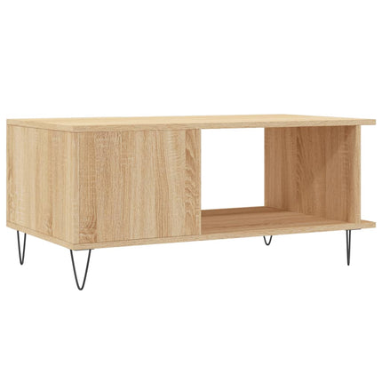 Soffbord sonoma-ek 90x50x40 cm konstruerat trä