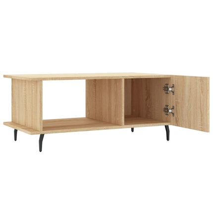 Soffbord sonoma-ek 90x50x40 cm konstruerat trä