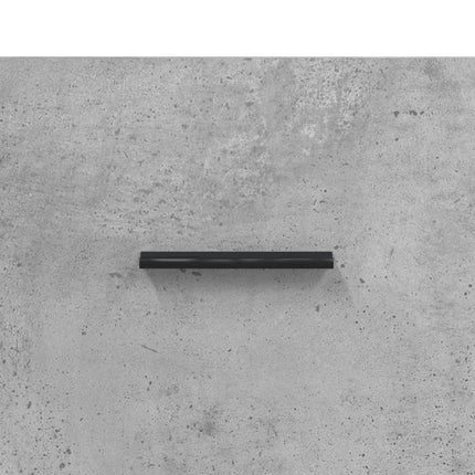 Högskåp betonggrå 69,5x31x115 cm konstruerat trä