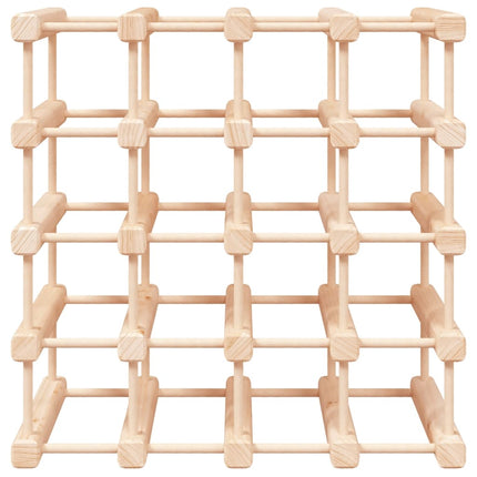 Vinställ för 20 flaskor 46,5x23x46,5 cm massiv furu