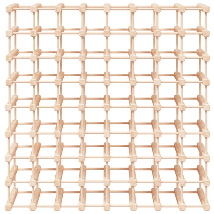 Vinställ för 72 flaskor 90,5x23x90,5 cm massiv furu